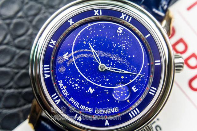 PATEK PHILIPPE手錶 5102天月款日內瓦蒼穹系列 百達翡麗星象功能男表 百達翡麗高端機械男士腕表  hds1265